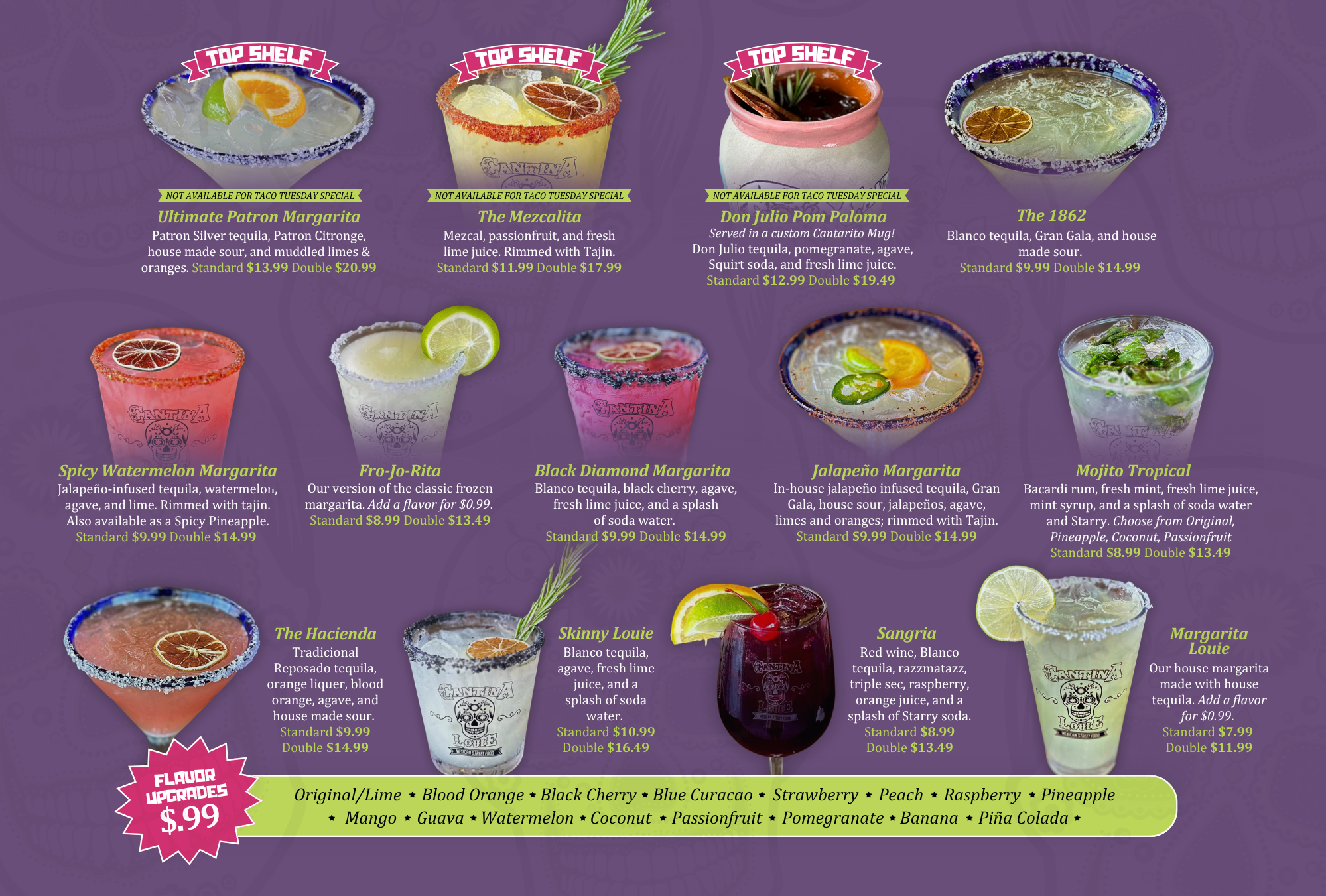 Cocktail Menu